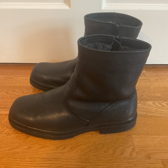 Florsheim Shearling-Lined Leather Winter Boots - Men's 14M - Picture 1 of 6